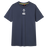 The Ireland 26/27 Summer Tour Team Cotton T-Shirt by Canterbury is a navy short-sleeve tee featuring the IRFU and Canterbury logos—ideal for fans supporting the team this summer.