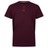 The Ireland 25/26 Team Cotton Tee by Canterbury is a plain maroon short-sleeve shirt with a subtle Canterbury logo and “IRFU” text centered on the chest.