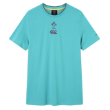 Show your support during the Summer Tour with the Ireland 26/27 Team Cotton T-Shirt by Canterbury, featuring short sleeves and small IRFU and Canterbury chest logos, plus a small logo on the left sleeve.