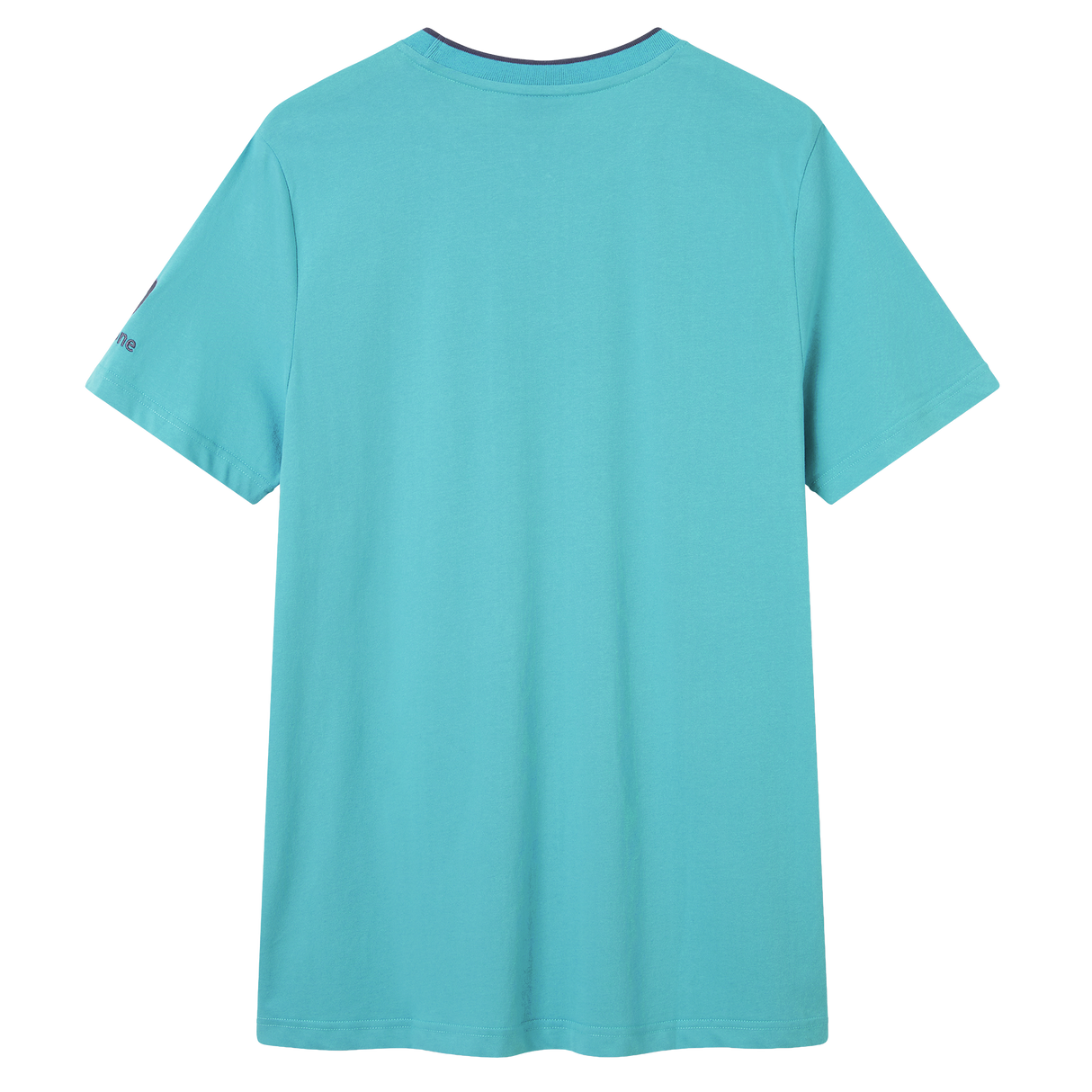 The Ireland 26/27 Summer Tour Team Cotton T-Shirt by Canterbury features a plain turquoise back, round neckline, and subtle detailing—a casual style inspired by Ireland Rugby T-Shirts from Canterbury's Summer Tour collection.