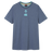 The Ireland 26/27 Summer Tour Team Cotton T-Shirt by Canterbury features short sleeves, a heather blue color, round neck, and IRFU plus Canterbury logos—ideal for supporting the team this summer.