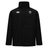 The Canterbury Ireland 25/26 Water Resistant Insulated Jacket is black with a high collar and features the Canterbury logo on the right chest and IRFU logo on the left.