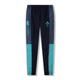 The Ireland 26 Legends 32″ Trackpant by Canterbury features navy, teal, and grey color blocks, an elastic waistband and cuffs, and comes with the Canterbury and IRFU logos on the front.