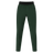 The Canterbury Everest Woven Pant 30" in dark green features a black elastic waistband, sweat-wicking fabric, and four-way stretch for comfort, shown on a white background.