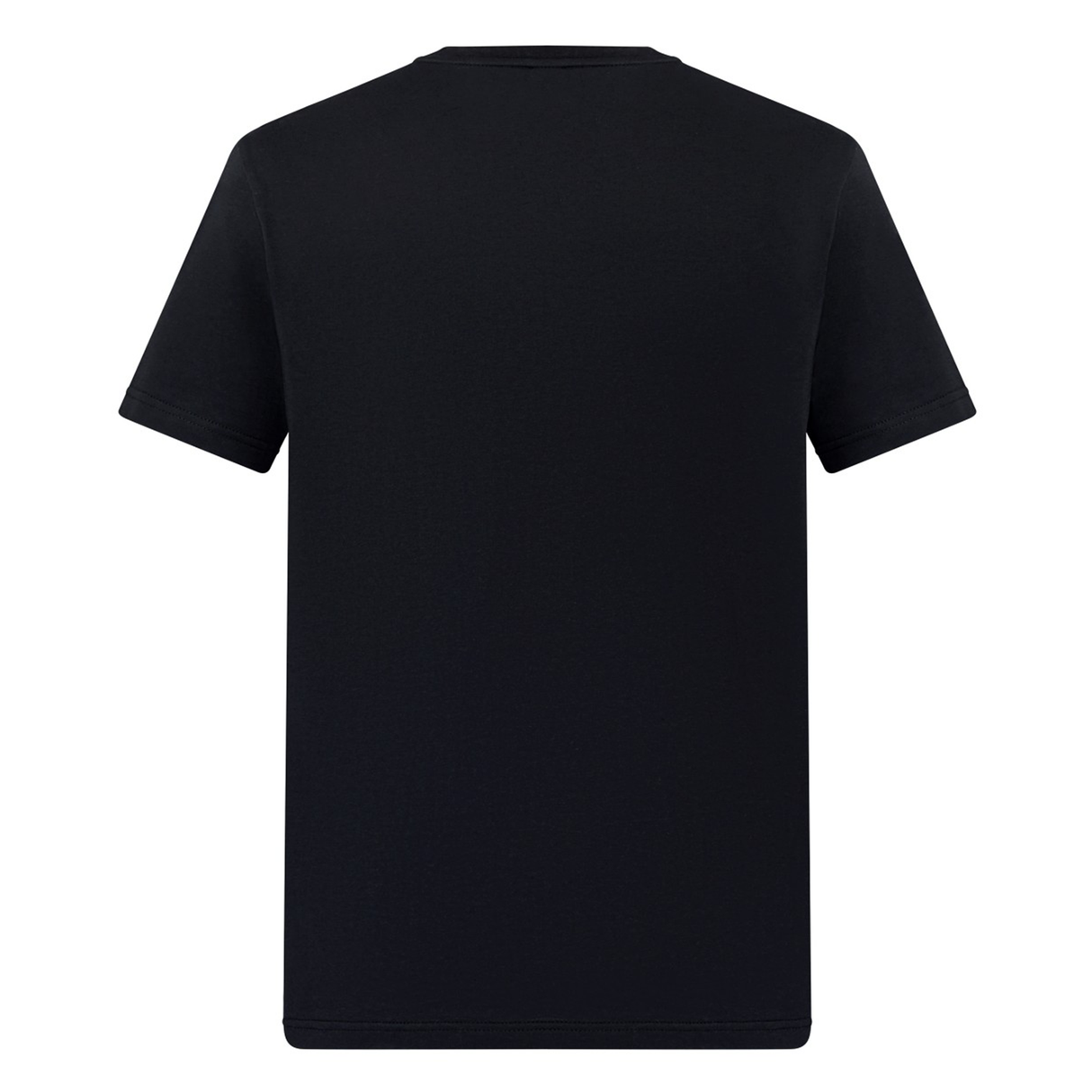The FUN. T-SHIRT AM by Canterbury is a plain black short-sleeve tee shown from the back, with no visible logos, designs, or patterns—ideal as a versatile and fun shirt for any occasion.