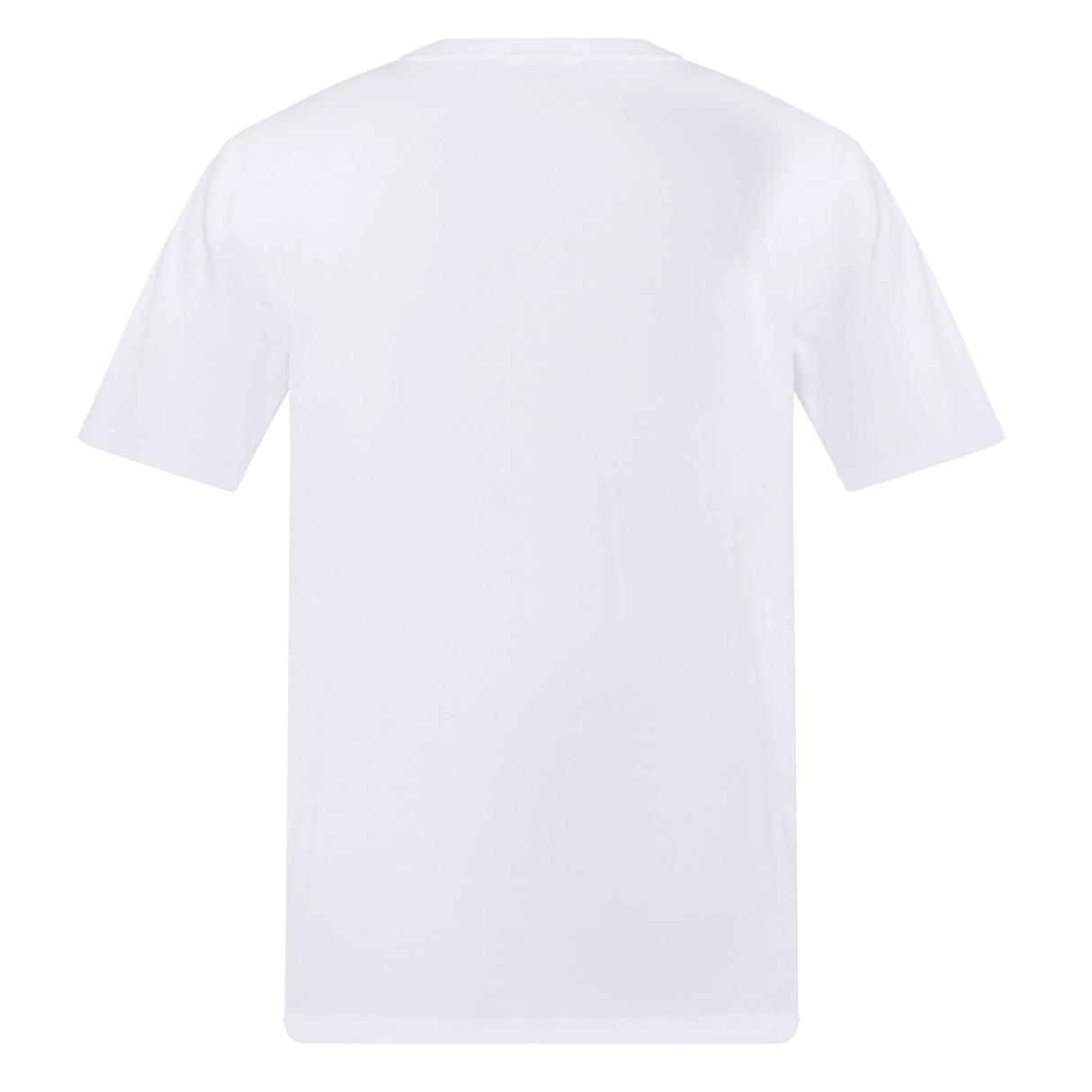 Back view of the Canterbury Uglies Logo T-shirt, a plain white cotton blend by Canterbury, shown against a white background.
