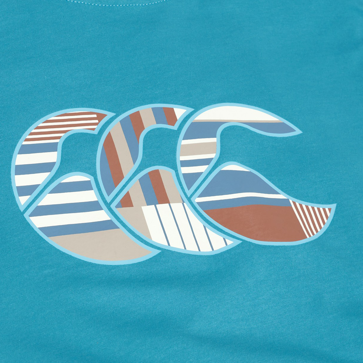 The Canterbury Uglies Logo T-shirt is a blue cotton blend tee featuring the iconic Uglies Logo design from Canterbury.