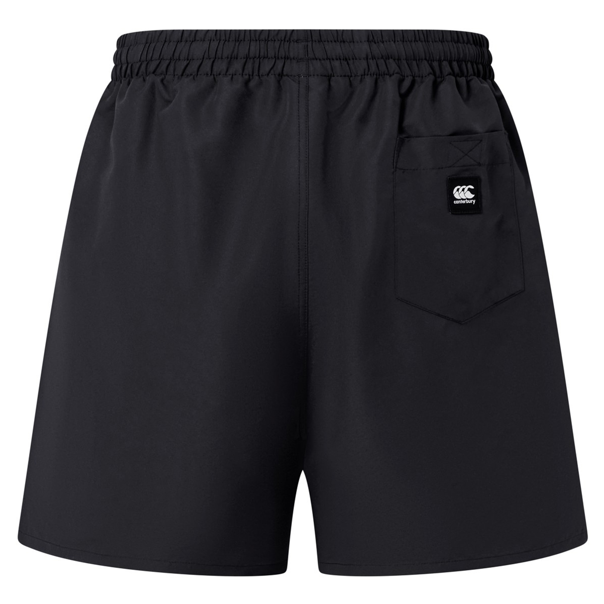 The Canterbury Uglies 5" Tactic Short features an elastic waistband, right back pocket, and a Canterbury Uglies logo above the pocket—ideal as durable training shorts.