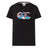 The Canterbury Youth Uglies Logo T-shirt is a black short-sleeve tee featuring a bold, stylized "CCC" logo with blue, white, and red patterns on the chest, inspired by the iconic Canterbury Uglies design—making it an ideal rugby t-shirt for active kids.