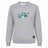 The Canterbury Women's Uglies Logo Crew Sweatshirt features a light grey crewneck design with a vibrant multicolored striped "CCC" logo on the chest, taking inspiration from the iconic Canterbury Uglies sweatshirt. Finished with a small black logo patch on the lower left hem, this must-have women's rugby sweatshirt by Canterbury blends laidback style and athletic heritage.