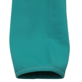 Close-up of the cuff on the Ireland 26/27 Summer Tour Training Hoodie by Canterbury, highlighting the teal sleeve and visible stitching against a white background.