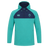 The Ireland 26/27 Summer Tour Training Hoodie by Canterbury features zippered pockets, the Canterbury logo, the IRFU crest, a sleeve logo, and moisture-wicking fabric to keep you comfortable and stylish.