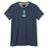 The Women’s Ireland 26 Cotton T-shirt by Canterbury is a navy blue short-sleeve women’s cotton rugby shirt featuring IRFU and Canterbury logos on the chest and a turquoise “Vodafone” logo on the left sleeve, shown against a white background.