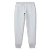 Light gray men’s track pants with an elastic waistband and cuffed ankles, laid flat on a white background; these are the Rakaia 2.0 Fleece Pant by Canterbury, offering a blend of comfort and style for everyday wear.
