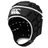 A close-up of a Canterbury Core Headguard in black and white.