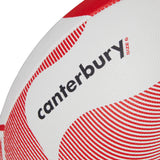 Close-up of a Canterbury Thrillseeker Play Rugby Ball with the brand logo and text.