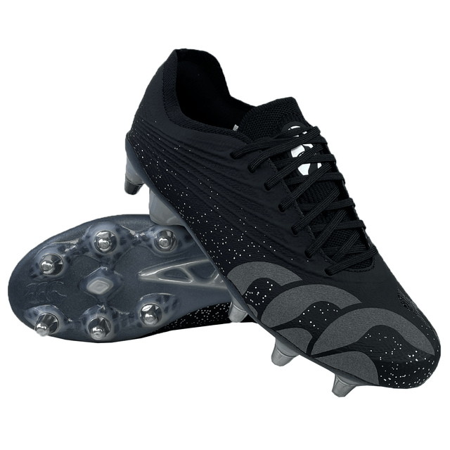 Canterbury Stampede Groundbreak Elite SG Black Silver Metallic World Rugby Shop