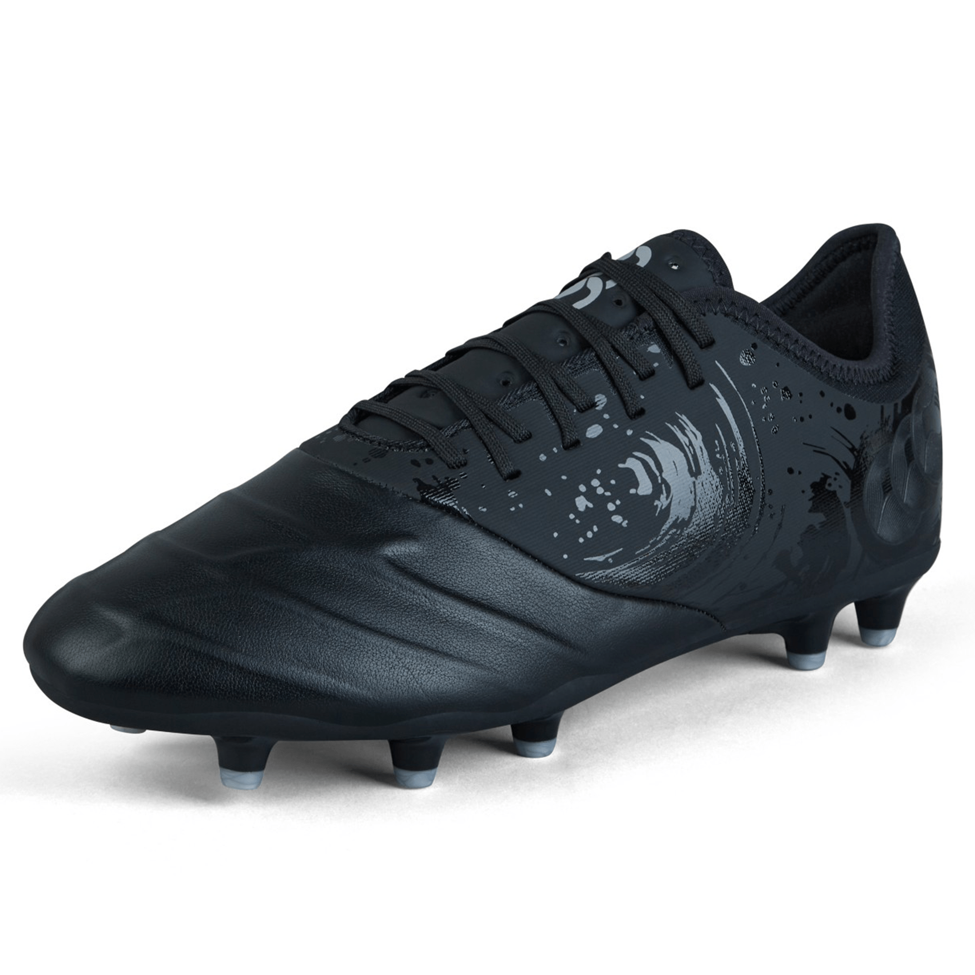 Canterbury Mixte Phoenix Genesis Team Soft Ground Bottes De Rugby, Noir Gris Gravité, 35.5 EU