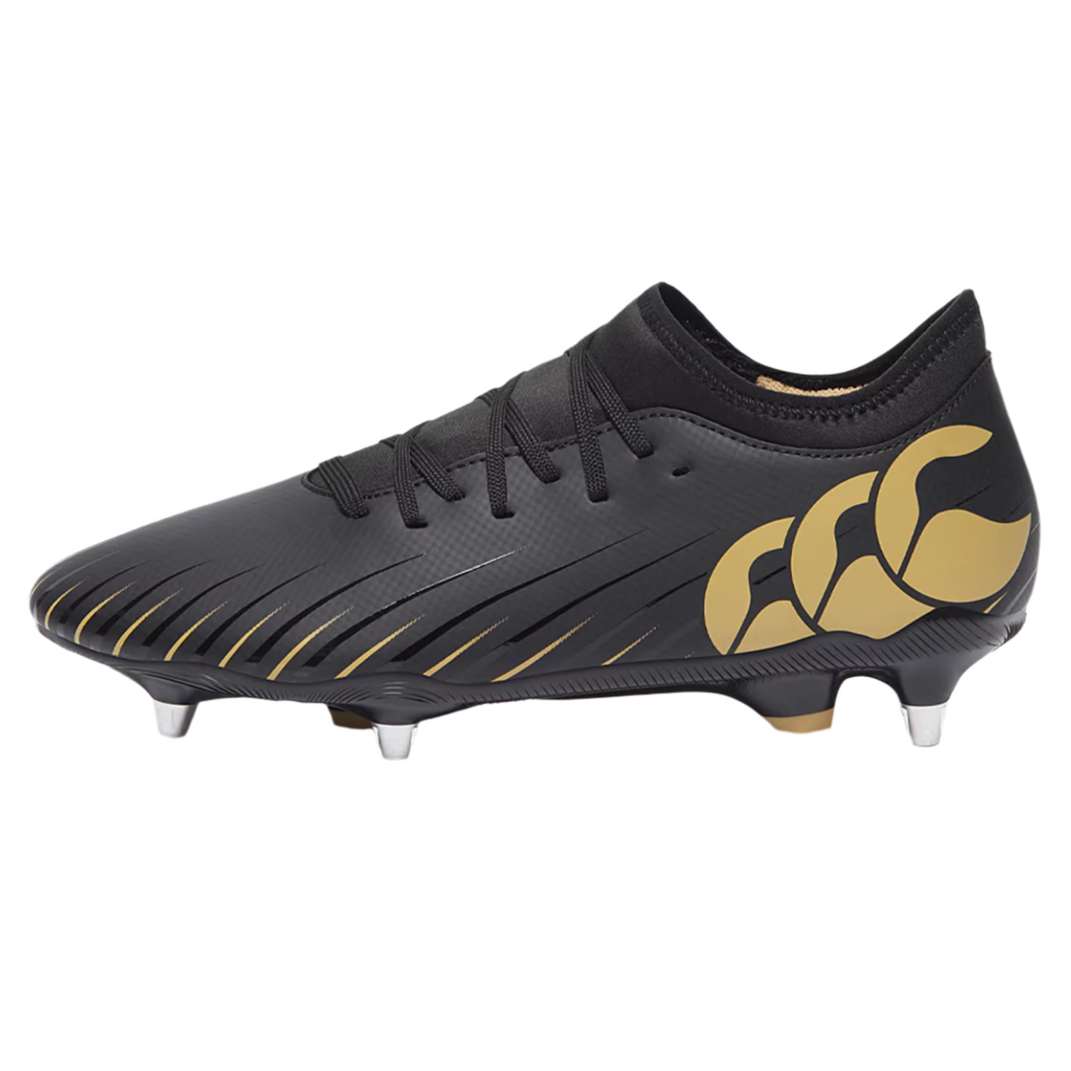 Canterbury Speed Falcon Team Soft Ground Rugby Boot - Black