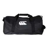 A Canterbury Packaway Duffle Bag with double handles and a shoulder strap, perfect for transporting workout essentials, featuring a white Canterbury logo on the front.