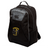 The Spartan Youth Rugby Medium Backpack by EMB Canterbury features a black design with gray accents, "Spartan Youth Rugby" logo, mesh side pocket, padded laptop pocket, stands upright, and is water repellent for easy access and durability.