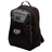 The East Stroudsburg University Medium Backpack by Canterbury features a black design with gray accents, side mesh pocket, water-repellent fabric, padded laptop pocket, and an "ESU Rugby" logo on the front.
