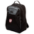 Black and grey water-repellent Legion Academy Medium Backpack by Canterbury with a top handle, zippered front pocket, and a Legion Academy logo on the front.