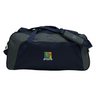 Navy and dark grey Takoma Touch Rugby Holdall Duffle Bag by Canterbury with a shoulder strap and Takoma TRFC logo on the front.