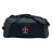 Introducing the SF CDME Rugby Holdall Duffle Bag by Canterbury. This large, navy blue and gray duffle from EMB Canterbury features a convenient shoulder strap, bold red and white cross logo, and prominent "COVE RUGBY" text on the front. Designed as a practical, water-repellent holdall, it’s ideal for keeping your rugby gear dry on and off the field.