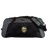 The EMB Canterbury RVA T.R.C. Holdall Duffle Bag by Canterbury is a large black and gray duffle bag featuring a shoulder strap and an RVA FC crest on the front. Water-repellent and ideal for carrying your rugby essentials, it is shown on a plain white background.
