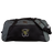 The Hornets Rugby Club 1977 Holdall Duffle Bag by EMB Canterbury is a large black and gray sports bag featuring the “Hornets Rugby Club 1977” logo and a yellow hornet emblem on the front pocket. This water-repellent holdall includes an adjustable shoulder strap for comfortable carrying.