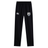 The South Orange County Raptors Stretch Tapered Pant by EMB Canterbury are black men’s workout pants featuring an elastic waistband, the iconic white Canterbury logo on the left, and a shield-shaped patch with a bird and text on the right thigh. Designed for comfort and performance, these quick-dry training pants are ideal for your next session.