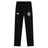 The RVA T.R.C. Stretch Tapered Pant by Canterbury, from EMB Canterbury, is a black athletic pant designed for men’s workouts. It features a stretch tapered fit, an elastic waistband, the white Canterbury logo on the left thigh, and a colorful RVA badge on the right thigh. Made with quick dry fabric for optimal performance and comfort, it is displayed on a white background.