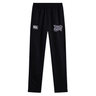 Valley Panthers Girls Rugby Stretch Tapered Pant by Canterbury athletic track pants feature an elastic waistband, the white EMB Canterbury logo on the left, and a “Valley Panthers” emblem on the right thigh, displayed against a white background. These girls’ workout pants combine comfort and style, making them ideal for any training session.