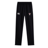 The EMB Canterbury Superior Rugby Club Stretch Tapered Pant features an elastic waistband, Canterbury logo on the left thigh, and club crest on the right. Ideal men's workout pants for comfort and style.