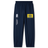 Navy blue Berkeley RFC Cuffed Hem Stadium Pant by Canterbury with cuffed hems, a brand logo on the right leg, and a rectangular Berkeley RFC graphic patch on the left leg.