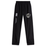 Black ICRON Cuffed Hem Stadium Pant by Canterbury with an elastic waistband and cuffed hems, featuring a logo on the right thigh and an “ICRON” crest on the left.