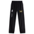 Black Mother Lode Cuffed Hem Stadium Pant by Canterbury with an elastic waistband, cuffed hems, a white logo on the right leg, and a “Mother Lode Rugby” graphic on the left.
