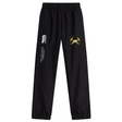 Black Mother Lode Cuffed Hem Stadium Pant by Canterbury with an elastic waistband, cuffed hems, a white logo on the right leg, and a “Mother Lode Rugby” graphic on the left.