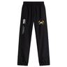 Black Mother Lode Cuffed Hem Stadium Pant by Canterbury with an elastic waistband, cuffed hems, a white logo on the right leg, and a “Mother Lode Rugby” graphic on the left.