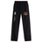 The Godzilla Rugby Football Club Cuffed Hem Stadium Pant by EMB Canterbury features black athletic pants with an elastic waistband and cuffs, highlighted by the iconic Canterbury of New Zealand logo and a colorful Redhill team badge on the left leg—making them the ideal men’s rugby pants for both training sessions and stadium events.
