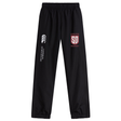 Black Legion Academy Cuffed Hem Stadium Pant by Canterbury with a white logo and text on the right leg and a red and white crest on the left leg.