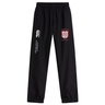 Black Legion Academy Cuffed Hem Stadium Pant by Canterbury with a white logo and text on the right leg and a red and white crest on the left leg.