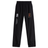 Black Aging Alabama Rugby Players Cuffed Hem Stadium Pant by Canterbury with white logo branding on the right leg and an Alabama state graphic with a hockey player on the left leg.