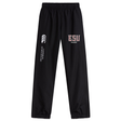 The EMB Canterbury East Stroudsburg University Cuffed Hem Stadium Pant features an elastic waistband, "Canterbury of New Zealand" logo on one leg, "ESU Rugby" on the other, and cuffed hems—classic men’s athletic rugby pants.