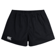 A Canterbury Professional Cotton Short with a white logo on the side.