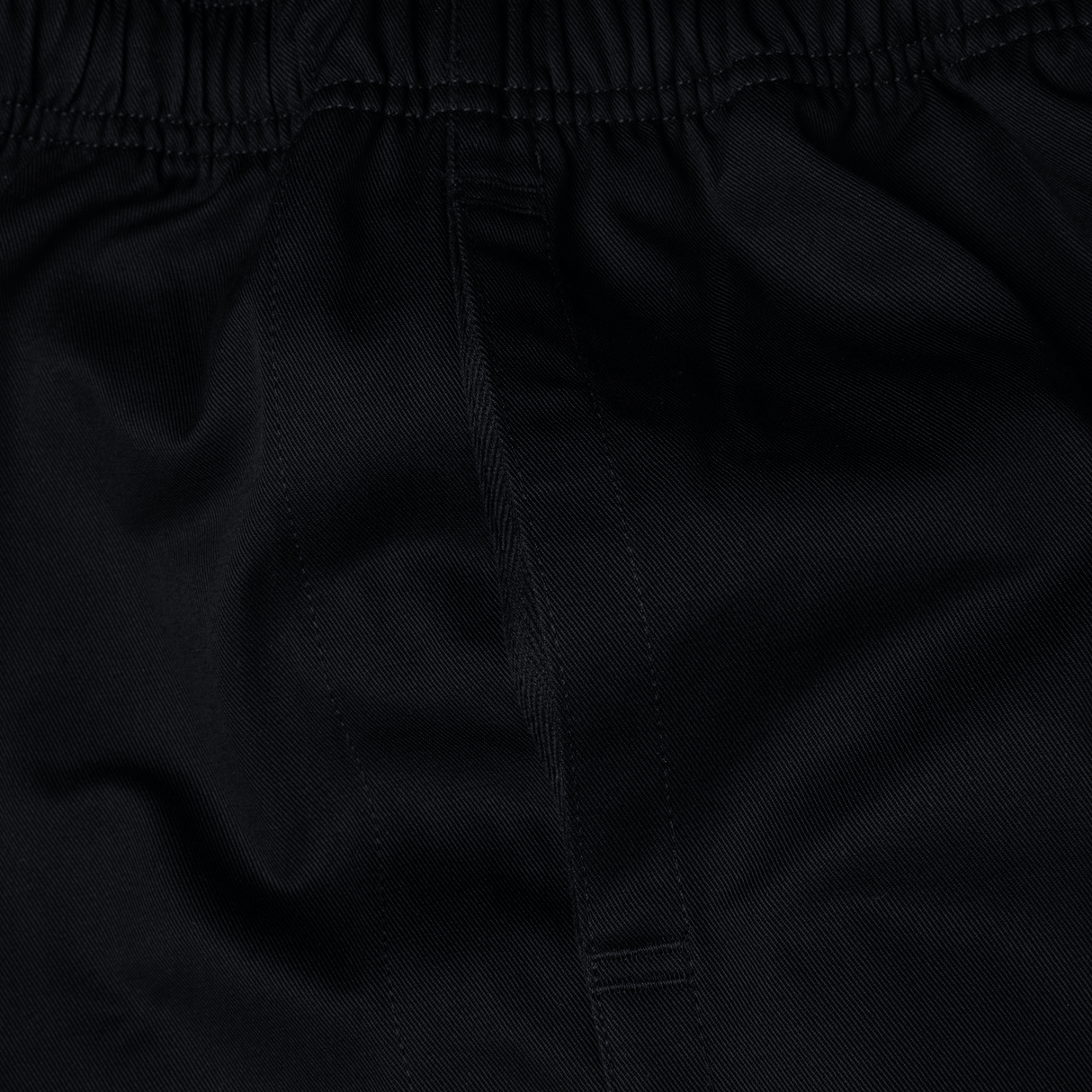 A close up view of the pocket in the Canterbury Professional Cotton Shorts.