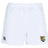The Towson University Rugby Player's Drill Short by EMB Canterbury features the classic Canterbury logo on the right leg and a sleek emblem on the left. Made from recycled fabric, these shorts offer an eco-friendly choice for sports enthusiasts.