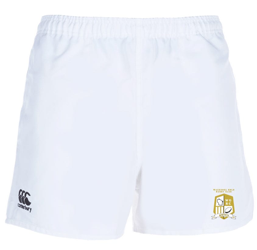 Waukesha Gold Rugby Professional Polyester Rugby Short by Canterbury