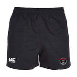 The Snoqualmie Valley Wildcats Player's Drill Short by EMB Canterbury has a logo on the left and a "Wincanton" badge on the right, made from recycled fabric for eco-friendliness.